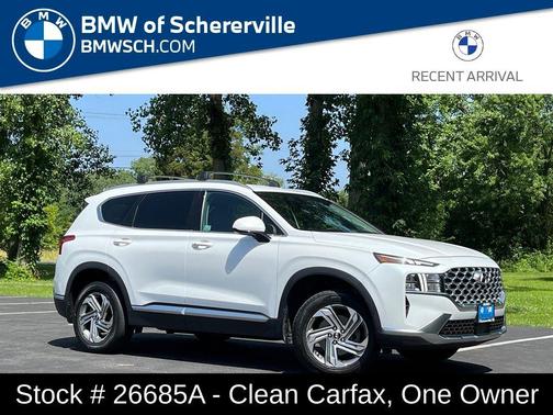 Quartz White 2021 Hyundai SANTA FE SEL