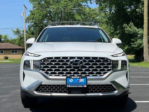Quartz White 2021 Hyundai SANTA FE SEL