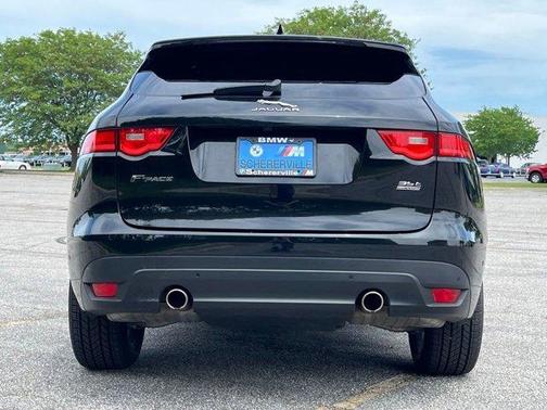 Santorini Black 2018 Jaguar F-PACE 35t R-Sport