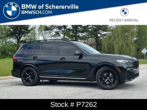 Black Sapphire Metallic 2021 BMW X7 xDrive40i