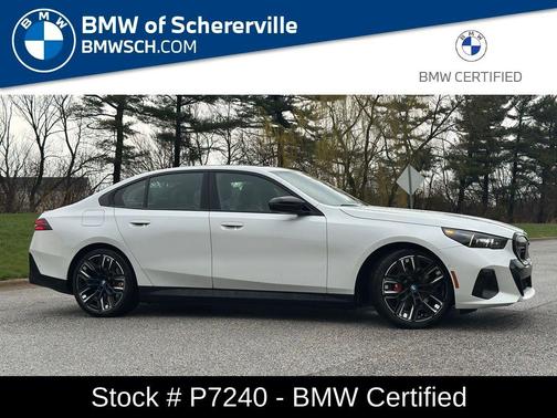Mineral White Metallic 2024 BMW i5 M60