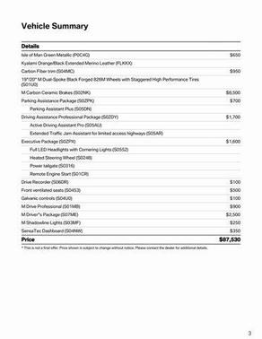 2025 BMW M3 Competition