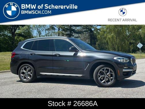 Dark Graphite Metallic 2021 BMW X3 xDrive30i