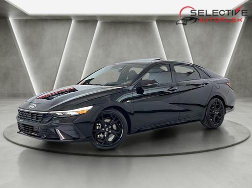 Abyss Black 2025 Hyundai ELANTRA N Line Sedan