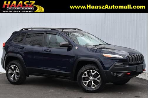 True Blue Pearlcoat 2015 Jeep Cherokee Trailhawk