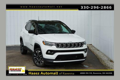 Bright White Clearcoat 2024 Jeep Compass Limited