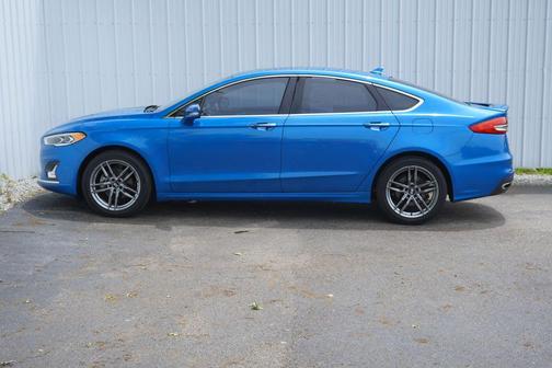 Blue Metallic 2019 Ford Fusion Titanium