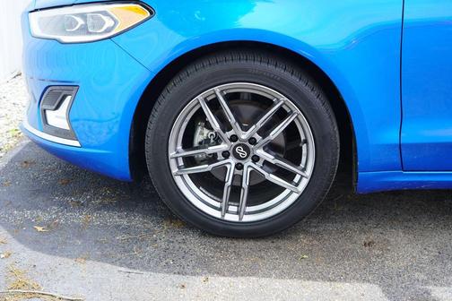 Blue Metallic 2019 Ford Fusion Titanium