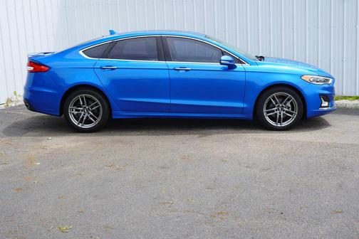Blue Metallic 2019 Ford Fusion Titanium