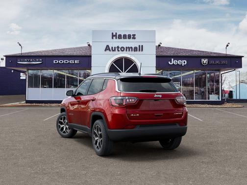 Red Hot Pearlcoat 2026 Jeep Compass Limited