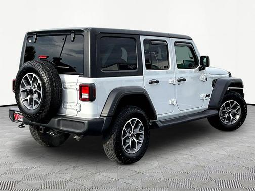 Bright White Clearcoat 2025 Jeep Wrangler Sport S