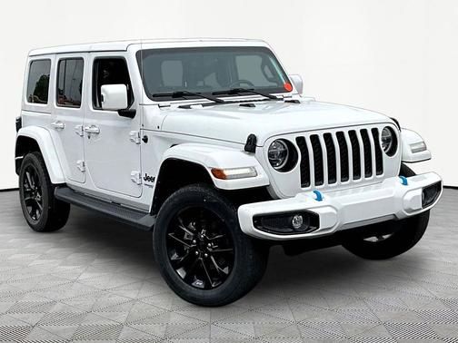 Bright White Clearcoat 2021 Jeep Wrangler Unlimited 4xe Sahara High Altitude
