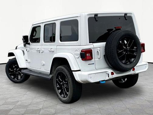 Bright White Clearcoat 2021 Jeep Wrangler Unlimited 4xe Sahara High Altitude