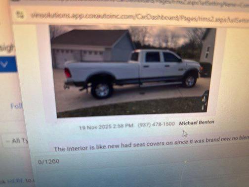 2018 RAM 2500 Tradesman Crew Cab 4x4 8' Box