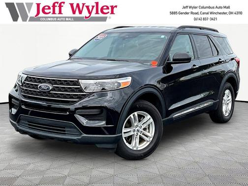 AGATE BLACK METALLIC 2022 Ford Explorer XLT
