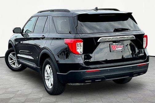 AGATE BLACK METALLIC 2022 Ford Explorer XLT