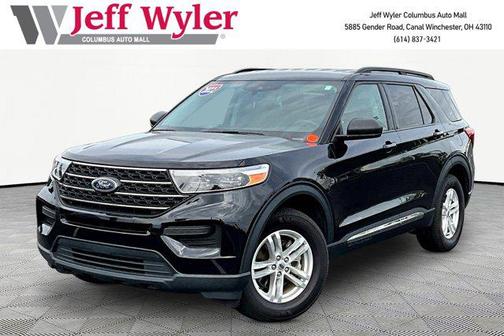 AGATE BLACK METALLIC 2022 Ford Explorer XLT