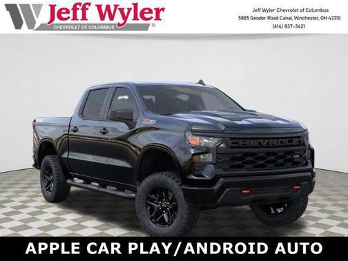 Black 2026 Chevrolet Silverado 1500 Custom Trail Boss