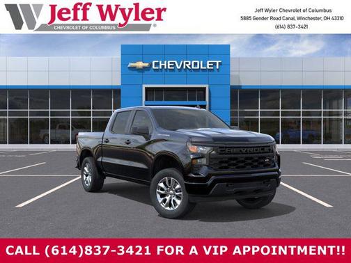 Black 2026 Chevrolet Silverado 1500 Custom