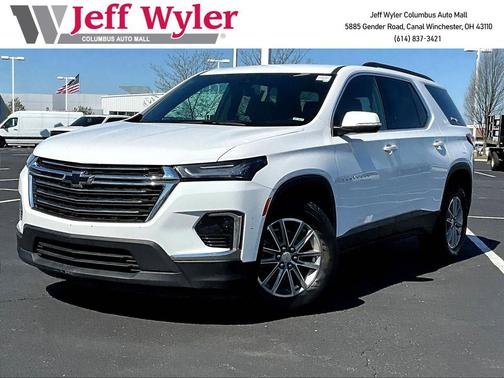 Summit White 2023 Chevrolet Traverse LT Leather