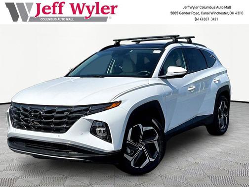 White Pearl 2024 Hyundai TUCSON Hybrid Limited