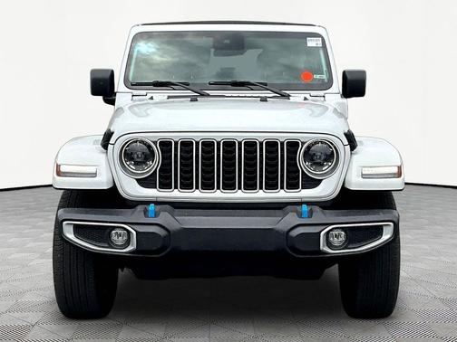 Bright White Clearcoat 2024 Jeep Wrangler 4xe Sahara