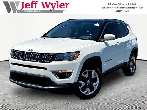 White Clearcoat 2021 Jeep Compass Limited