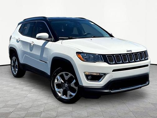 White Clearcoat 2021 Jeep Compass Limited