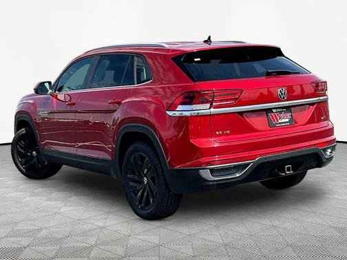 Red Metallic 2022 Volkswagen Atlas Cross Sport 3.6L V6 SE w/Technology