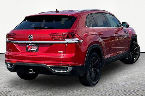 Red Metallic 2022 Volkswagen Atlas Cross Sport 3.6L V6 SE w/Technology