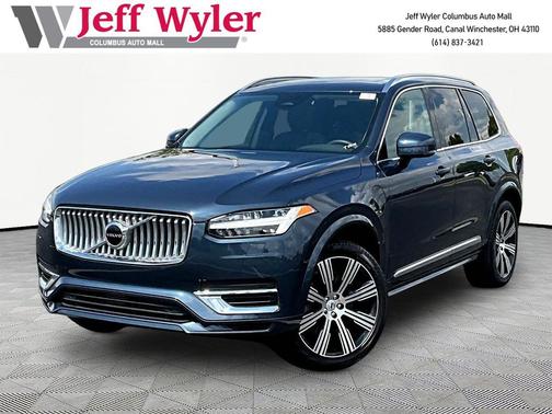 Denim Blue Metallic 2025 Volvo XC90 Plug-In Hybrid T8 Core 7-Seater