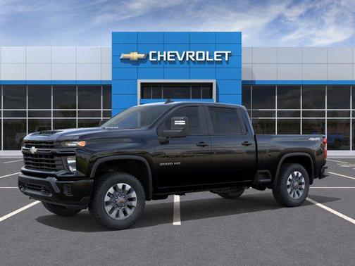 Black 2026 Chevrolet Silverado 2500 Custom