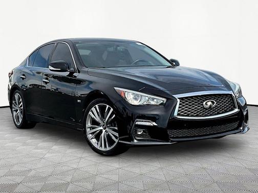 Black Obsidian 2018 INFINITI Q50 3.0t Sport