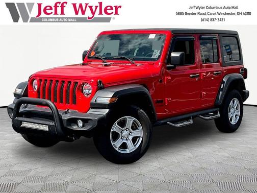 Firecracker Red Clearcoat 2022 Jeep Wrangler Unlimited Sport