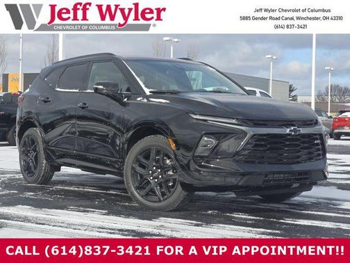 Black 2026 Chevrolet Blazer RS