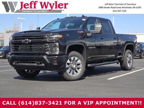 Black 2026 Chevrolet Silverado 2500 Custom