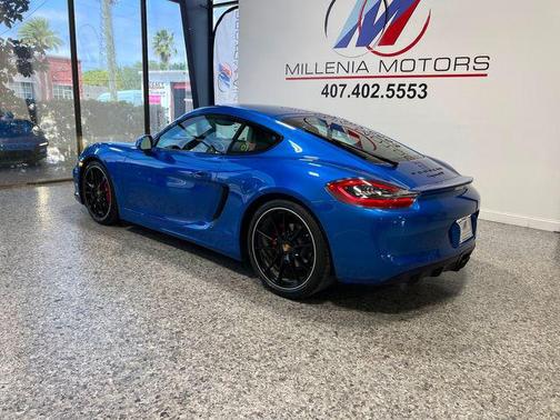 Sapphire Blue Metallic 2015 Porsche Cayman GTS