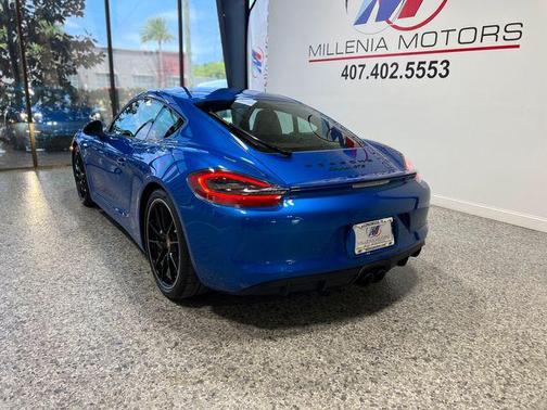 Sapphire Blue Metallic 2015 Porsche Cayman GTS