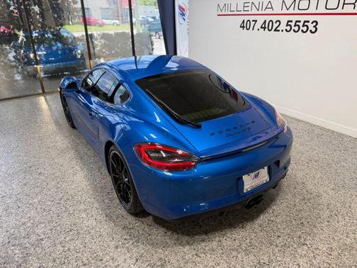 Blue 2015 Porsche Cayman GTS