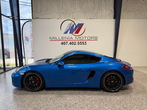Blue 2015 Porsche Cayman GTS