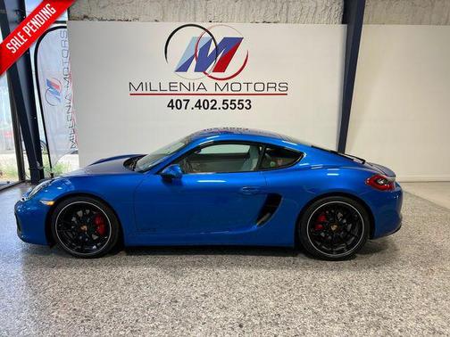 Sapphire Blue Metallic 2015 Porsche Cayman GTS
