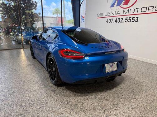 Blue 2015 Porsche Cayman GTS
