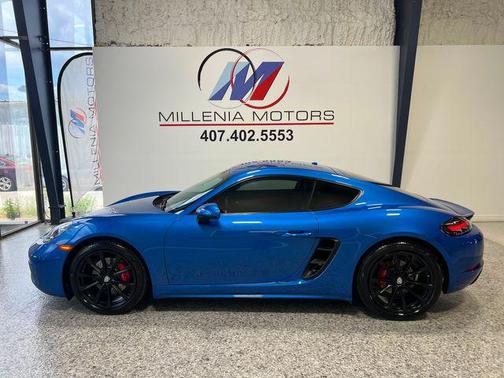 Blue 2018 Porsche 718 Cayman Base