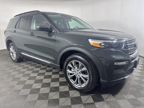 FORGED GREEN METALLIC 2023 Ford Explorer XLT SUV