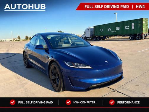 Deep Blue Metallic 2025 Tesla Model 3 Performance