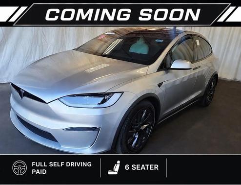 Lunar Silver 2024 Tesla Model X Long Range