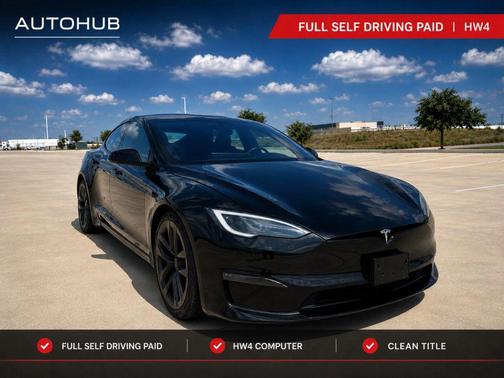 Solid Black 2023 Tesla Model S Standard Range
