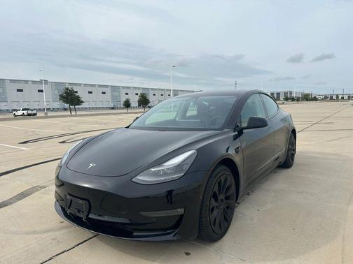 Solid Black 2021 Tesla Model 3 Long Range