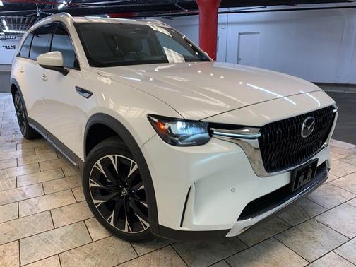 Rhodium White Premium 2024 Mazda CX-90 PHEV Premium Plus