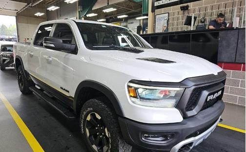 Bright White Clearcoat 2021 RAM 1500 Rebel